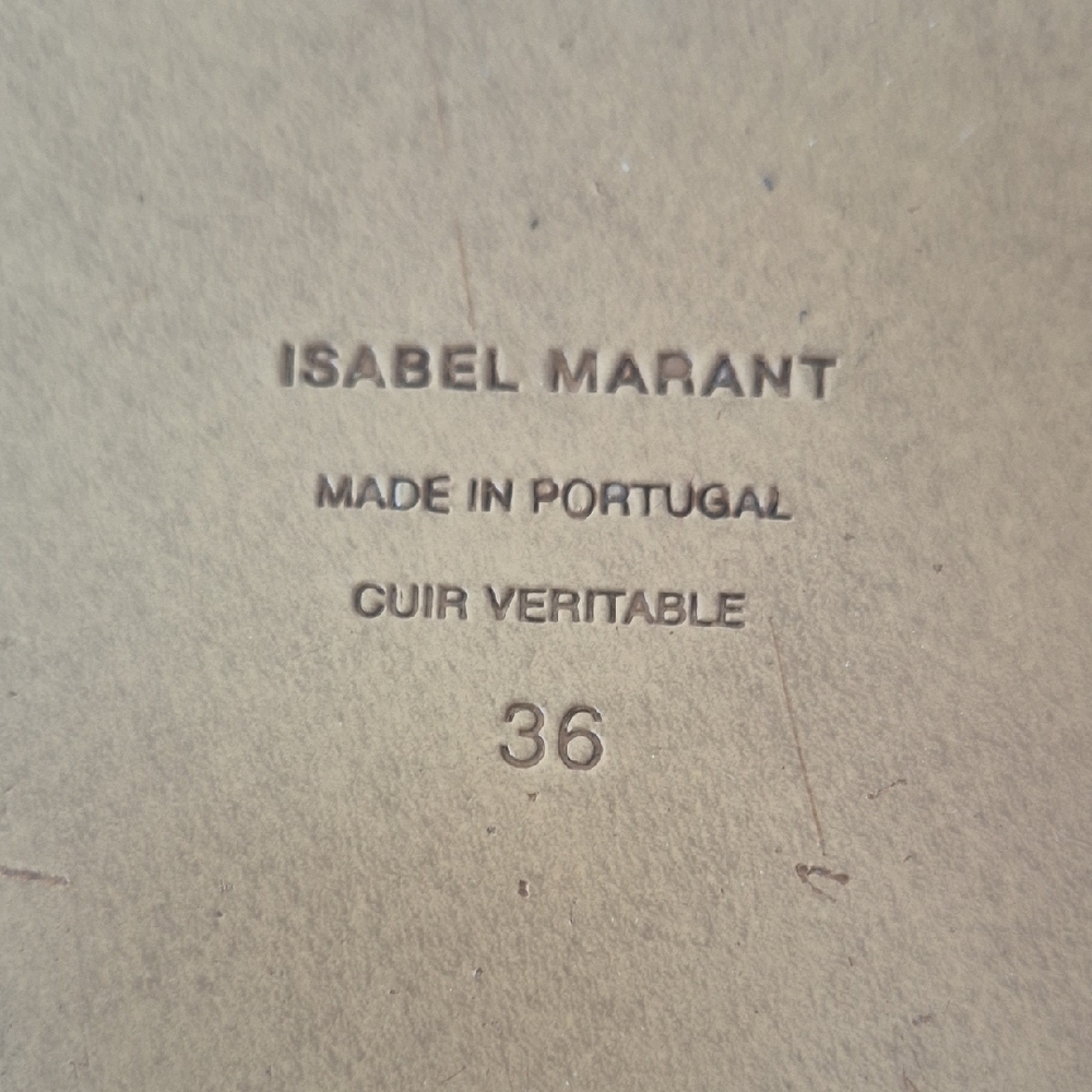 Isabel Marant Tan Leather Footwear - Picture 7 of 7